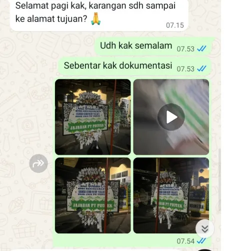 Pengiriman Papan Bunga Selamat Gajah